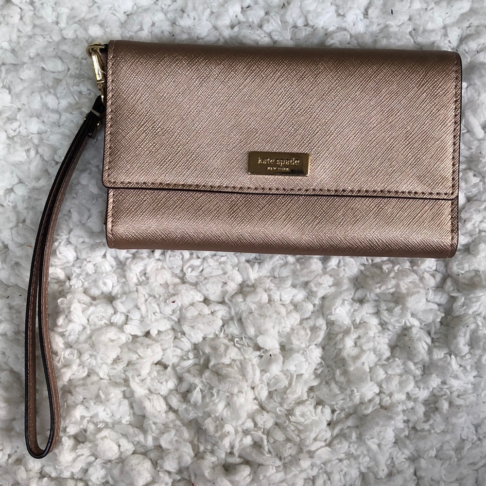 Kate Spade wristlet/phone wallet.